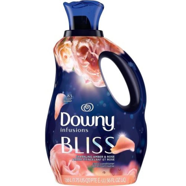 画像1: Downy ダウニーインフュージョン BLISS スパークリングアンバー＆ローズ 1660ml 37000250074 [ B0828GSCKT / 37000250074 / 37000250074 ] (1)