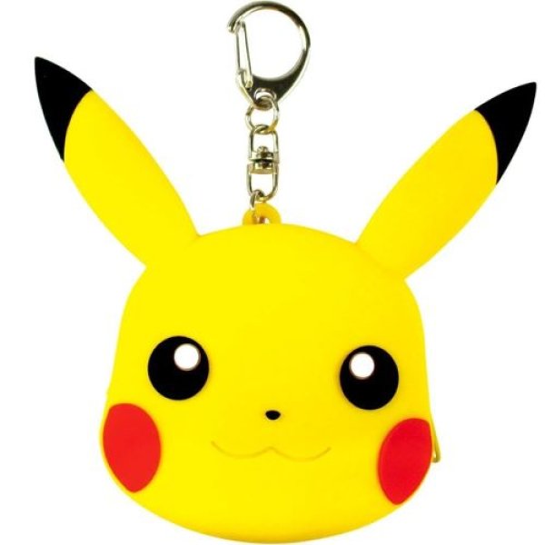 画像1: 《11月上旬入荷予定》ティーズファクトリー ポケットモンスター シリコン ミニポーチ ピカチュウ PM-5533816PC [ B0B1Q2N27G / 4548626162055 / PM-5533816PC ] (1)