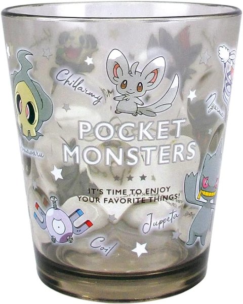 画像1: ティーズファクトリー(T'S Factory) コップ ポケットモンスター カラーズ グレー プラスチック 300ml クリア PM-5526470GY [ B0BBFSV34X / 4548626172221 / PM-5526470GY ] (1)