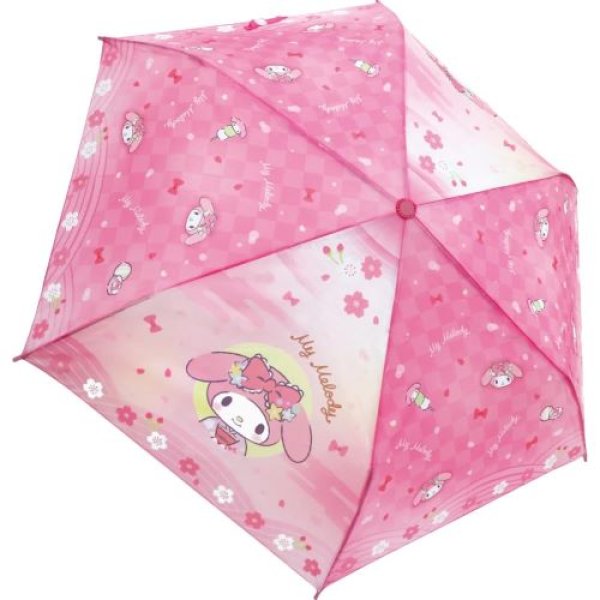 画像1: [ジェイズプランニング]Sanrio 和柄シリーズ 折畳傘 マイメロディ 花日和 53cm 90463 [ B0DCJXMCGY / 4570171345287 / 90463 ] (1)