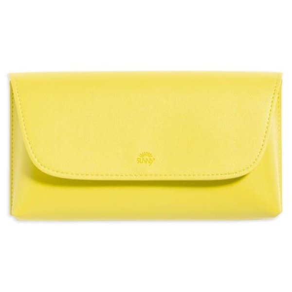 画像1: [Iroha Publishing] いろは出版 ペンケース 筆箱 SUNNY FLAT PEN POUCH LSPL-01 yellow [ B0CZCQQH56 / 4573468166350 / LSPL-01 ] (1)