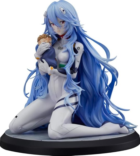 画像1: ☆グッドスマイルカンパニー(GOOD SMILE COMPANY) ヱヴァンゲリヲン新劇場版 綾波レイ ロングヘアVer. 1/7スケール プラスチック製 塗装済み完成品フィギュア [ B0BGLHG7H4 / 4580416946247 / ] (1)