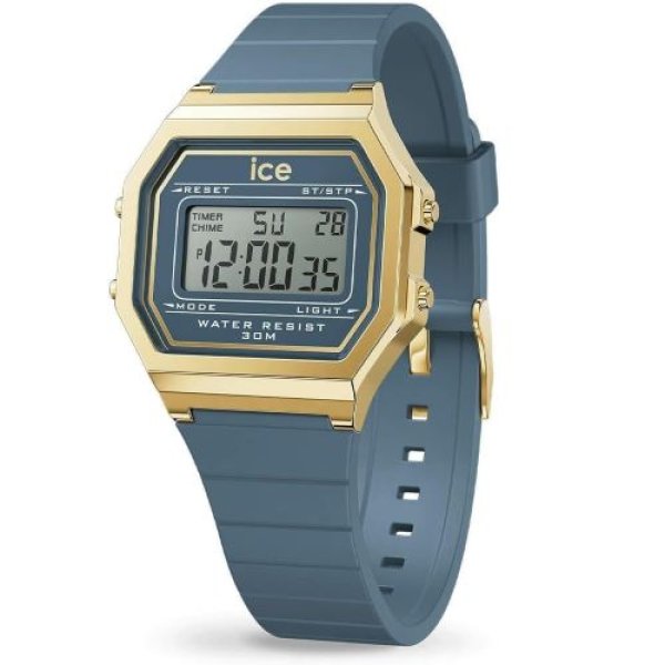 画像1: 正規代理店 [Ice watch] アイスウォッチ 時計 腕時計 デジタル レディース 022067 ICE digit retro ミッドナイト ブルー スモール [ B0CJC53G7Y / 4895173318368 / 22067 ] (1)