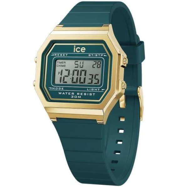 画像1: 正規代理店 [Ice watch] アイスウォッチ 時計 腕時計 デジタル レディース 022069 ICE digit retro ベルディグリ スモール [ B0CJC1X22T / 4895173318382 / 22069 ] (1)