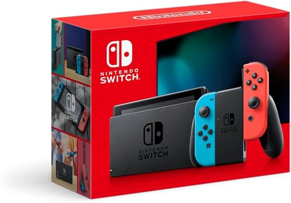 画像1: 《未リサーチ》Nintendo Switch Joy-Con(L) ネオンブルー/(R) ネオンレッド [ B0BM46DFH1 / 4902370550733 / HAD-S-KABAH ] (1)