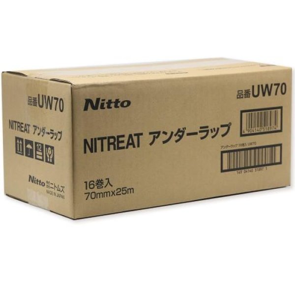 画像1: ニトリート(NITREAT) アンダーラップ 70mm UW-70 (16個セット) [ B07NPGPD62 / 4904140518974 / ] (1)