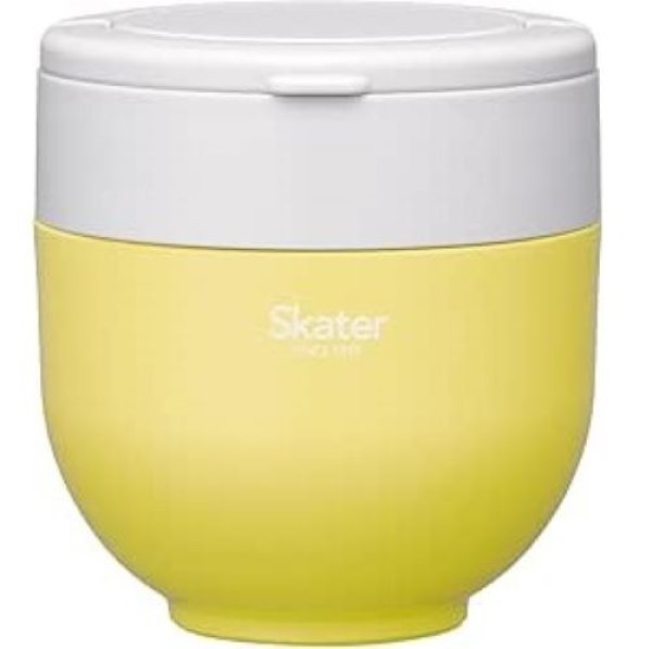 画像1: スケーター(Skater) 保温 保冷 丼ぶり ランチジャー 540ml 折りたたみハンドル付 抗菌 サフランイエロー LDNO6AG [ B0DFH16F7T / 4973307680175 / LDNO6AG ] (1)