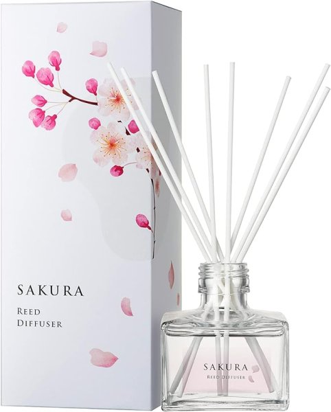 画像1: デイリーアロマ サクラらしくSAKURA リードディフューザー(120ｍL)桜 さくら 日本製 春 消臭 除菌 フレグランス ルームミスト ギフト フローラル アロマ 芳香剤 花 [ B0BYMPTJW9 / 4977369611078 / 61107 ] (1)