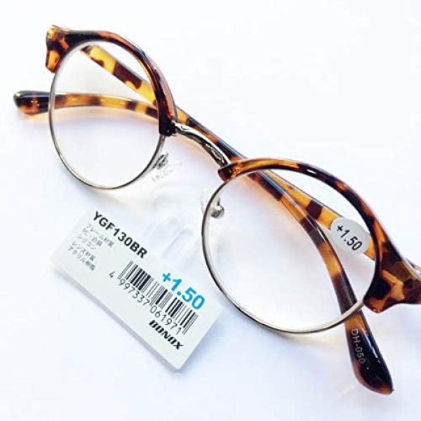 画像1: [ダルトン] YGF130 老眼鏡 福祉 介護 ルーペ Reading Glasses シニアグラス BONOX  (BROWN, 1.0) [ B08BFHGJBY / 4997337061964 / YGF131 ] (1)