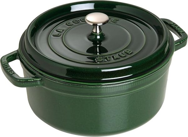 画像1: staub ストウブ 「 ピコ ココット ラウンド バジル 26cm 」【日本正規販売品】 40509-358 [ B002WS3MC6 / 787739974290 / 1003977 ] (1)