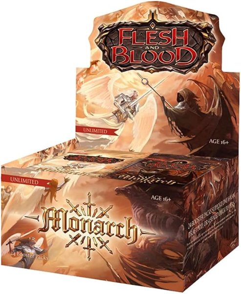 画像1: Flesh & Bloodトレーディングカードゲーム: Monarch Unlimited Edition - ブースターボックス (24パック) [ B08TRX42FN / 9421905459419 / FAB2101U ] (1)