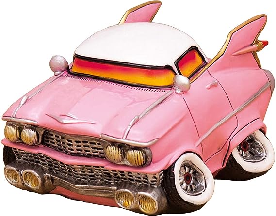 秋月貿易 オールディーズ マネーバンク PINK CAR W13×D16×H8.5cm GA552 [ B084575GKC /  4538280106106 / GA552 ]